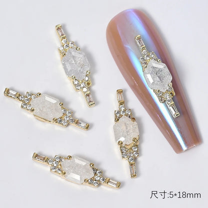 Zircon Pearl Luxury Nail Charms