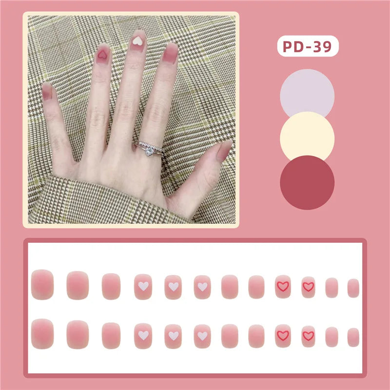 Ocean Star Moon Blue Press-On Nails