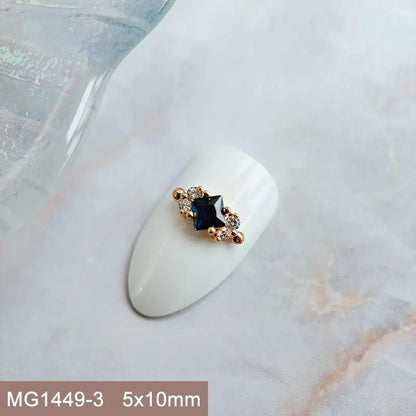 Summer Fruit Zircon Nail Charms 10pc