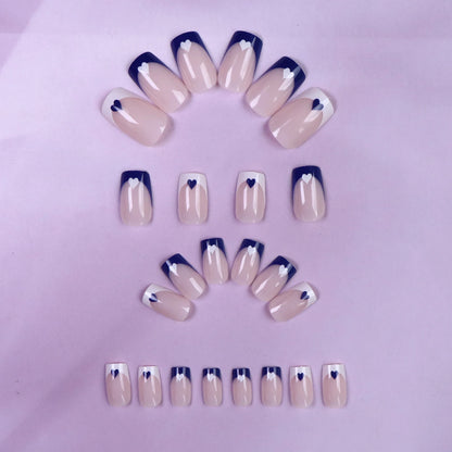 French Gradient Love Press-On Nails