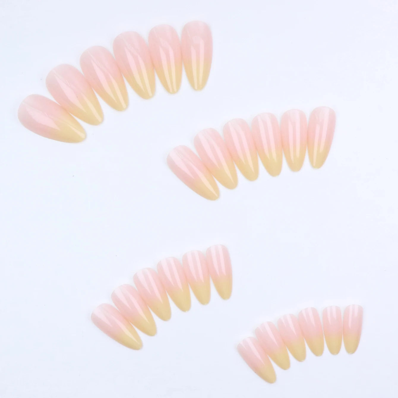 Pink Bow Almond Press-On Nails