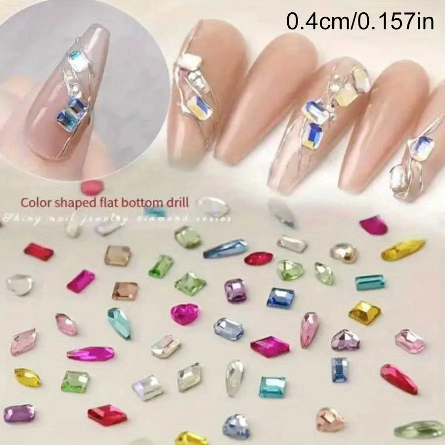 Mini Rhinestone Diamond Nail Decorations