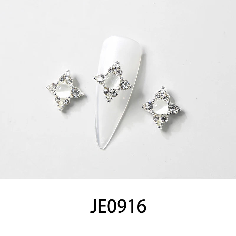 Crystal Alloy French Court Nail Charms