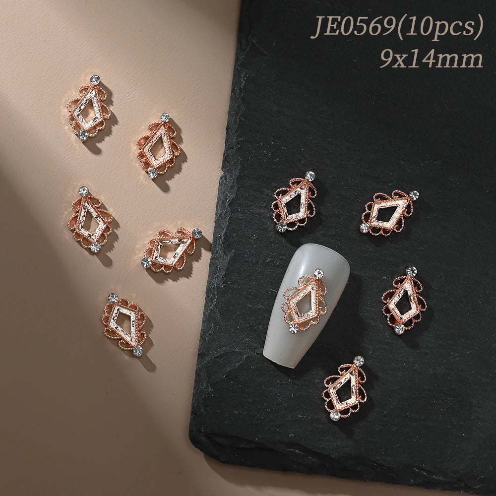 Zircon Pearl Luxury Nail Charms