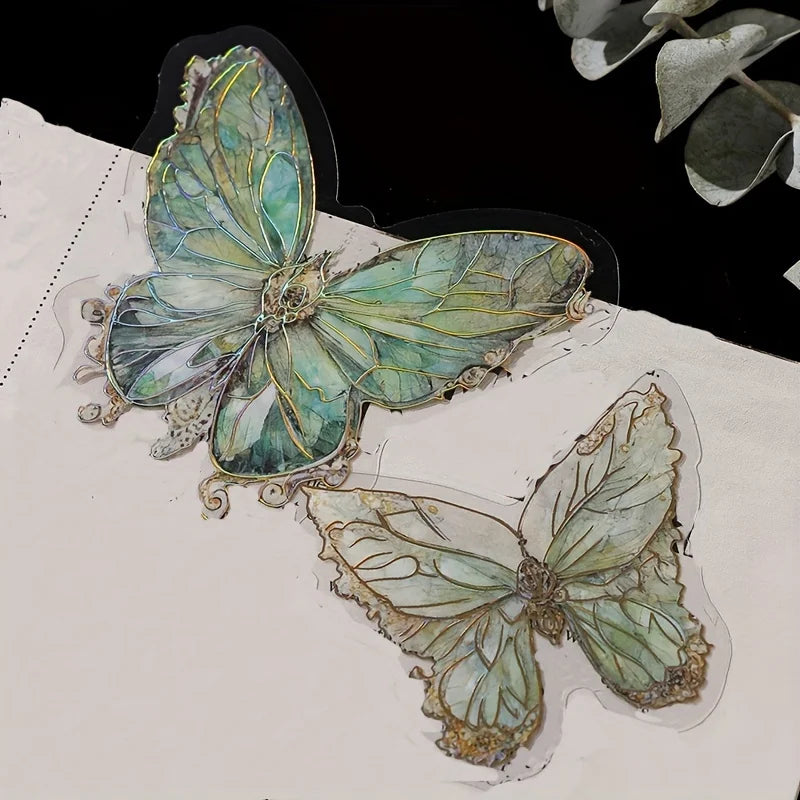 Butterfly Cut Stickers DIY Junk Journal 20pc