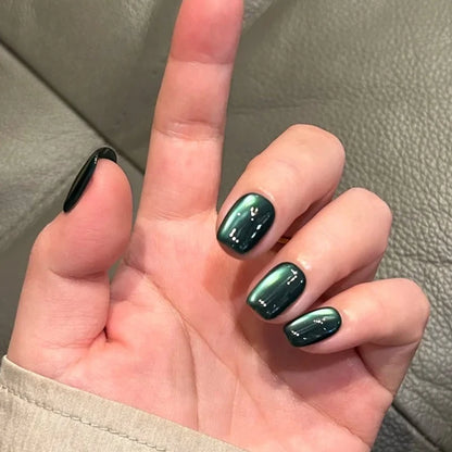 Butterfly Camellia Pearl Press-On Nails