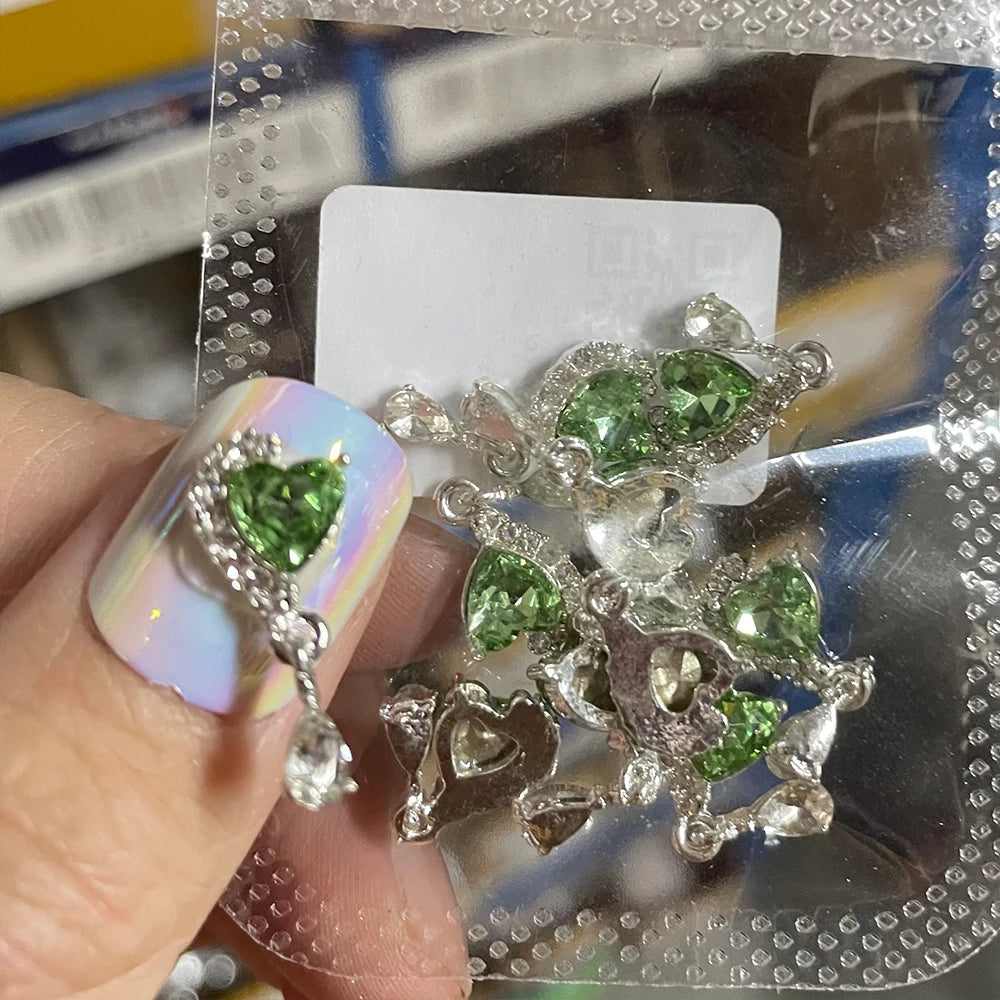Crystal Alloy French Court Nail Charms