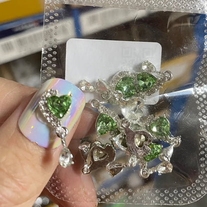 Crystal Alloy French Court Nail Charms