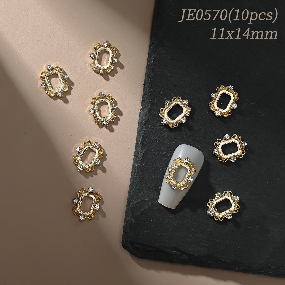 Zircon Pearl Luxury Nail Charms