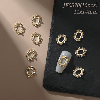 Zircon Pearl Luxury Nail Charms
