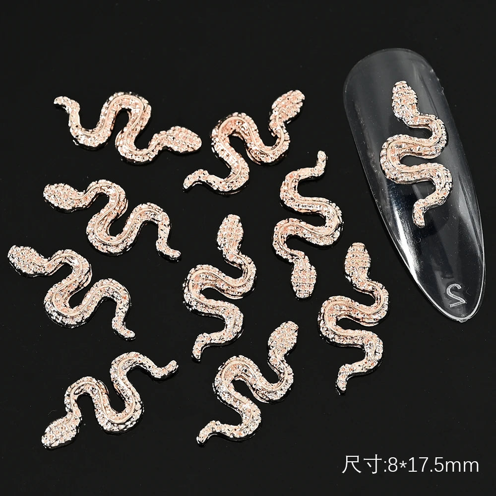 Crystal Alloy French Court Nail Charms
