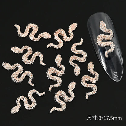 Crystal Alloy French Court Nail Charms