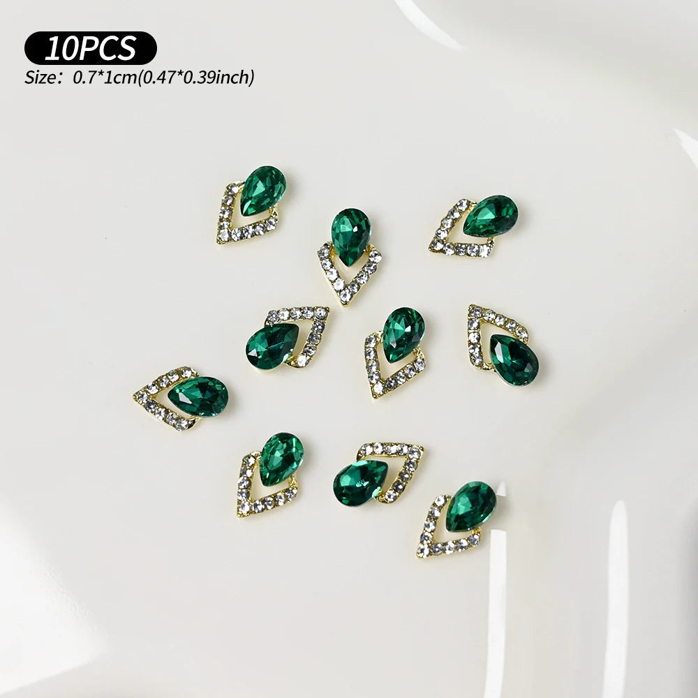 Zircon Pearl Luxury Nail Charms