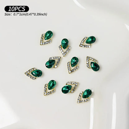 Zircon Pearl Luxury Nail Charms