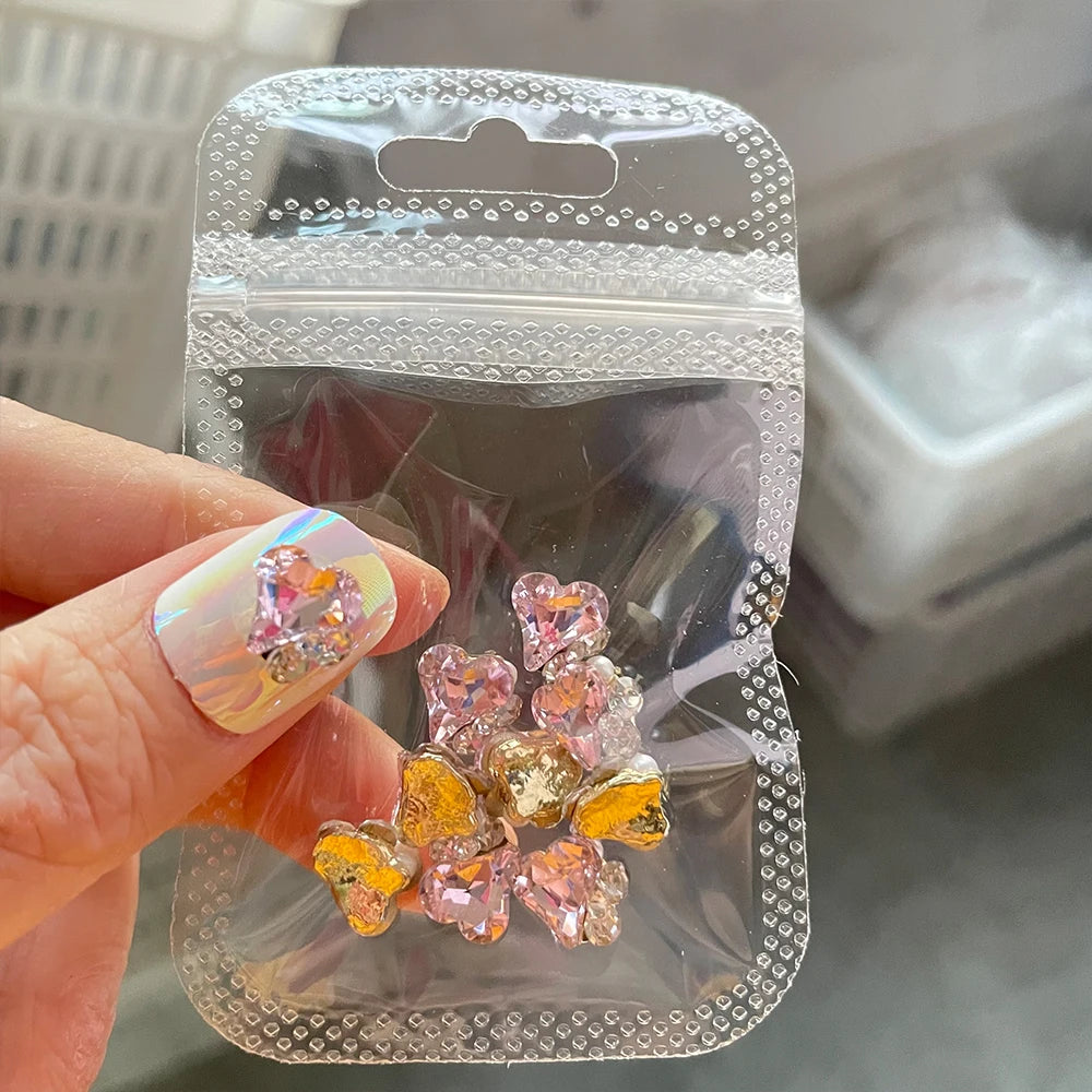 Crystal Alloy French Court Nail Charms