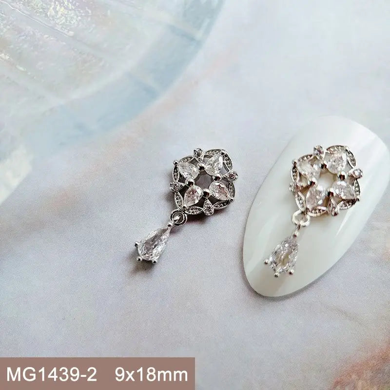 Summer Fruit Zircon Nail Charms 10pc