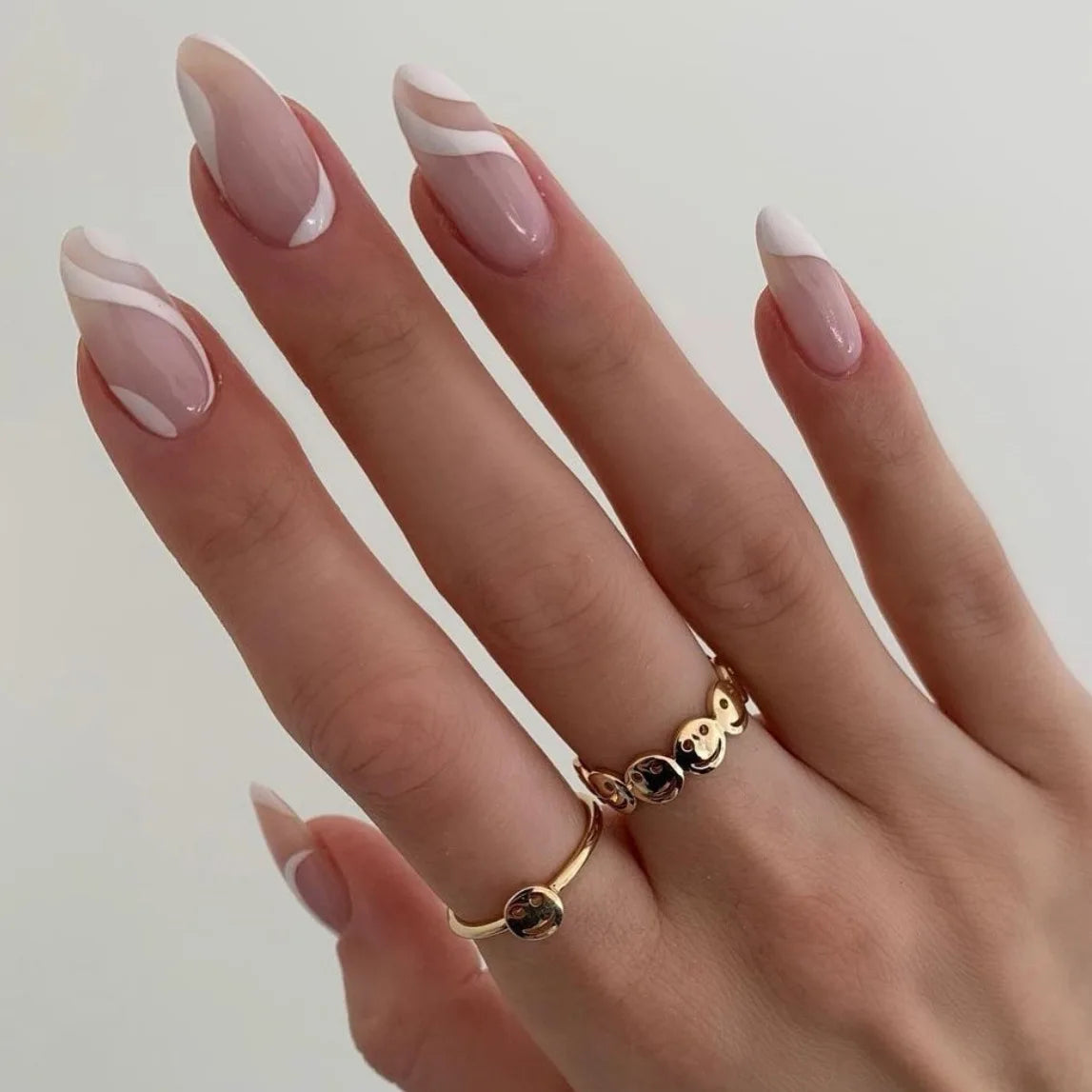 Wine Red Almond Press-On Nails