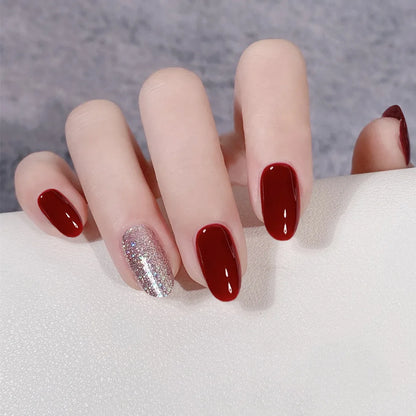 Ocean Star Moon Blue Press-On Nails