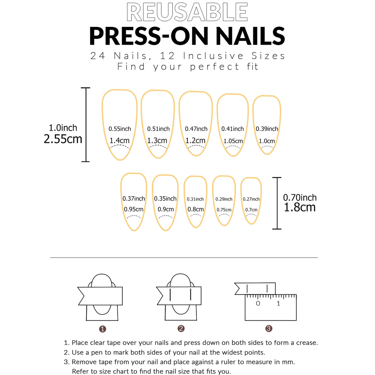 Pink Bow Almond Press-On Nails