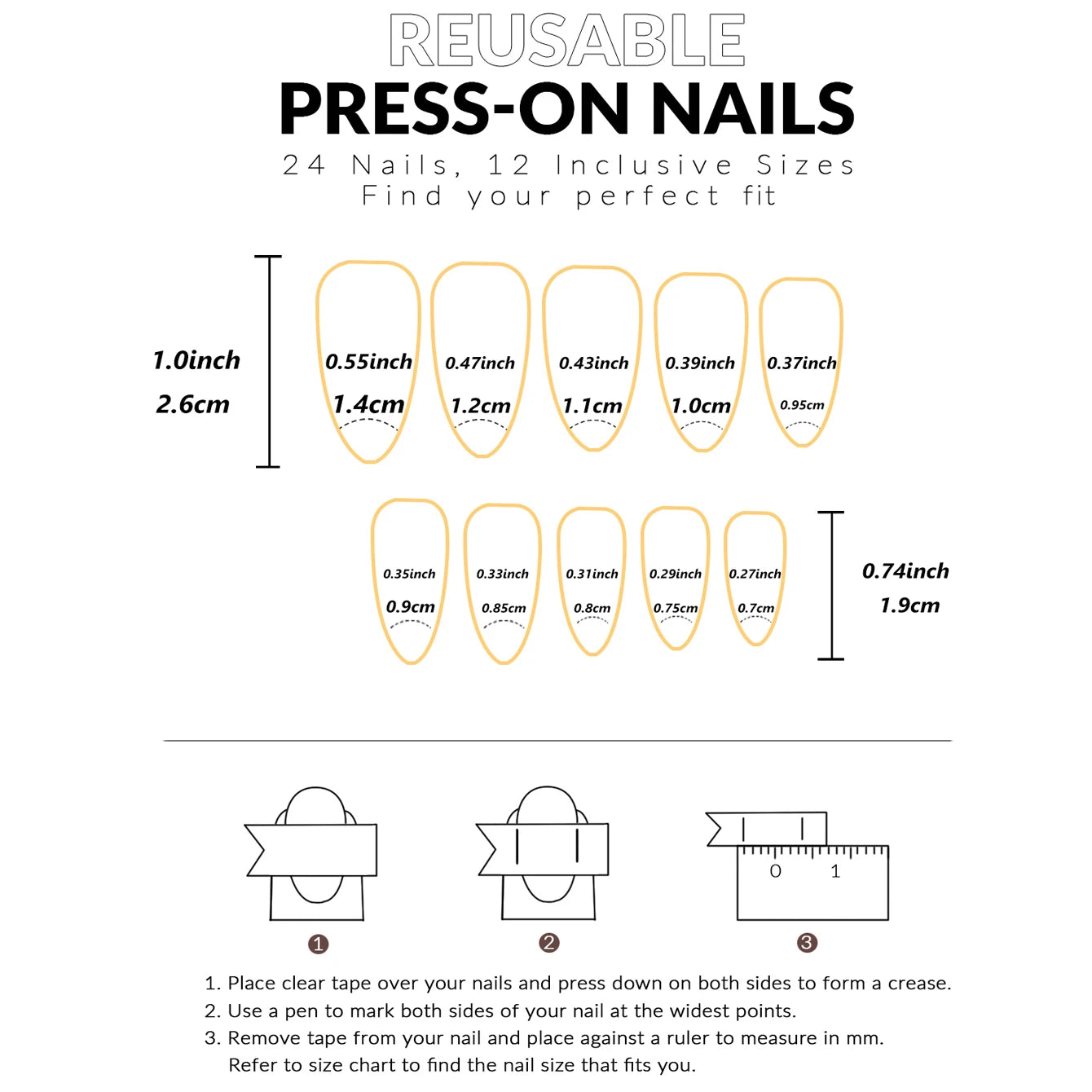 Pink Bow Almond Press-On Nails