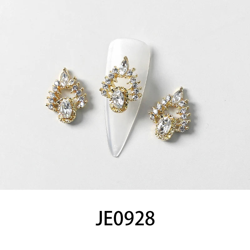 Crystal Alloy French Court Nail Charms