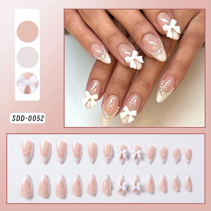 French Ballet Long Press-On Nails