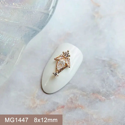 Summer Fruit Zircon Nail Charms 10pc