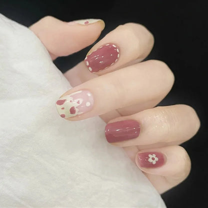 Ocean Star Moon Blue Press-On Nails