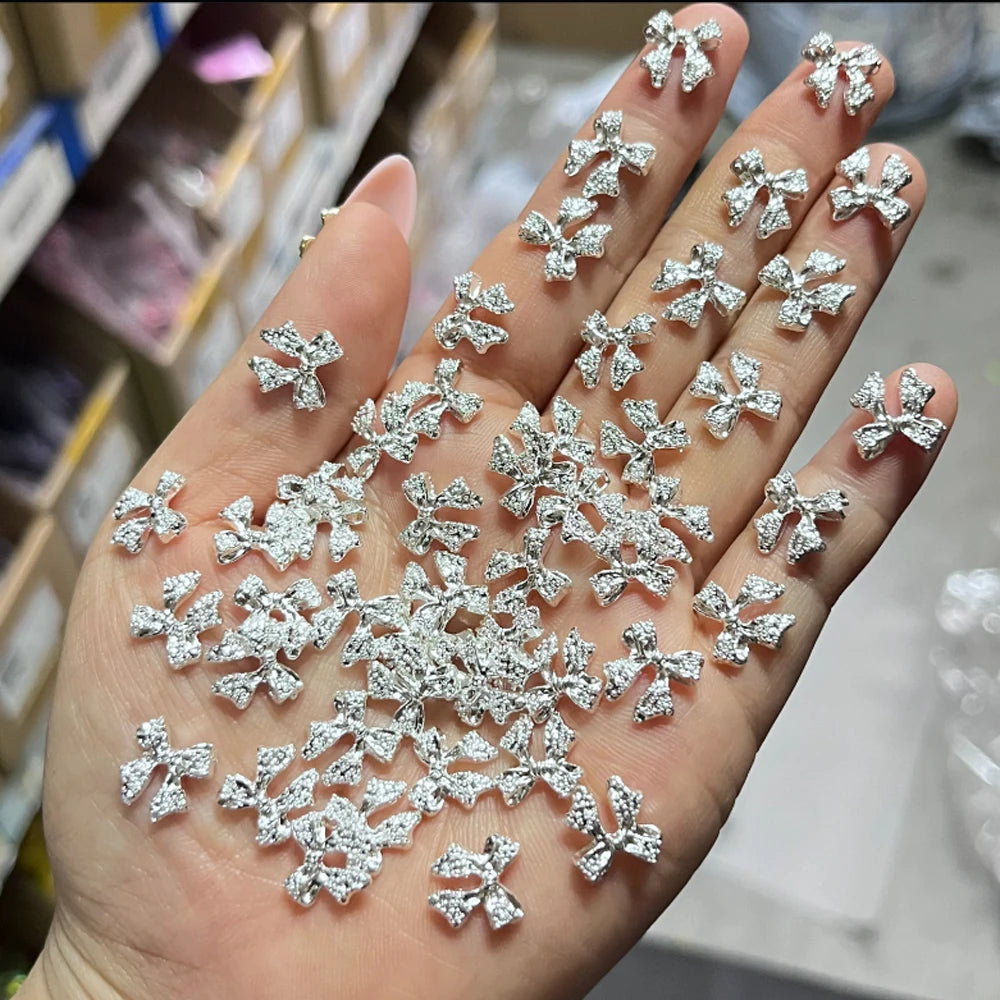 Mixed Crystal Rhinestone Nail Charms 50pc