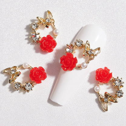 Crystal Alloy French Court Nail Charms