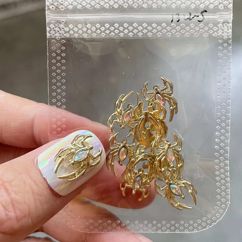 Crystal Alloy French Court Nail Charms