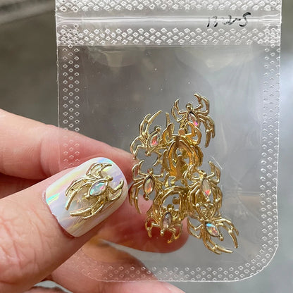 Crystal Alloy French Court Nail Charms