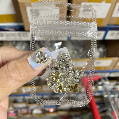 Crystal Alloy French Court Nail Charms