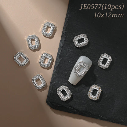 Zircon Pearl Luxury Nail Charms