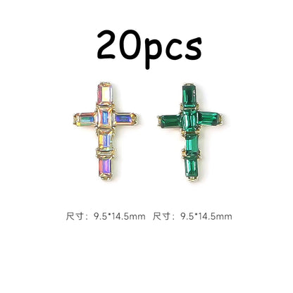 30/20/10PC Pink Ribbon Resin Bow Parts Nail Charms Mix-Style Bow Rhinestone Jewelry 8-12mm Y2K Accessory for DIY Manicure Decora
