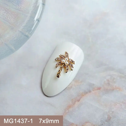 Summer Fruit Zircon Nail Charms 10pc