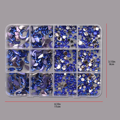 Sweet Dessert Nail Charms Box 12 Grids