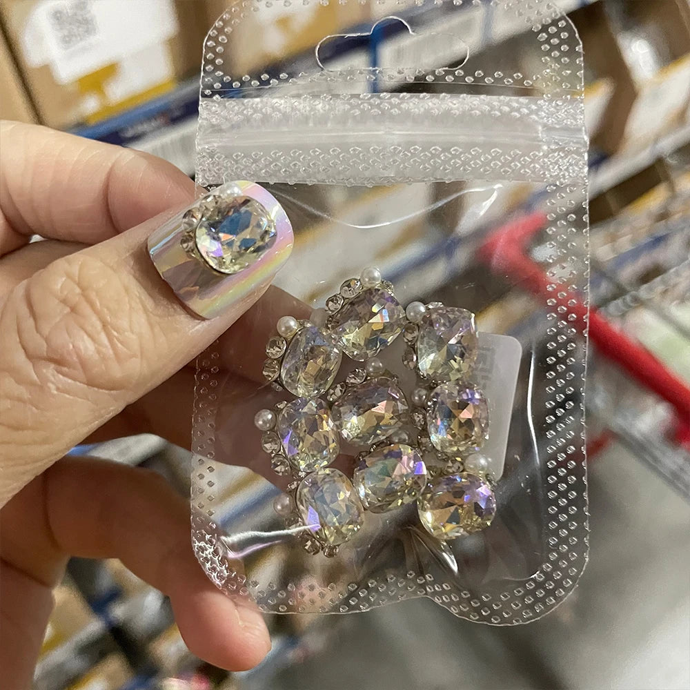 Crystal Alloy French Court Nail Charms