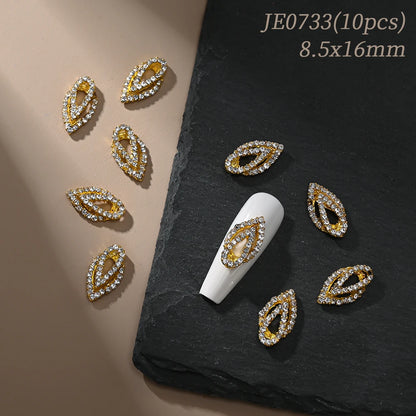 Zircon Pearl Luxury Nail Charms
