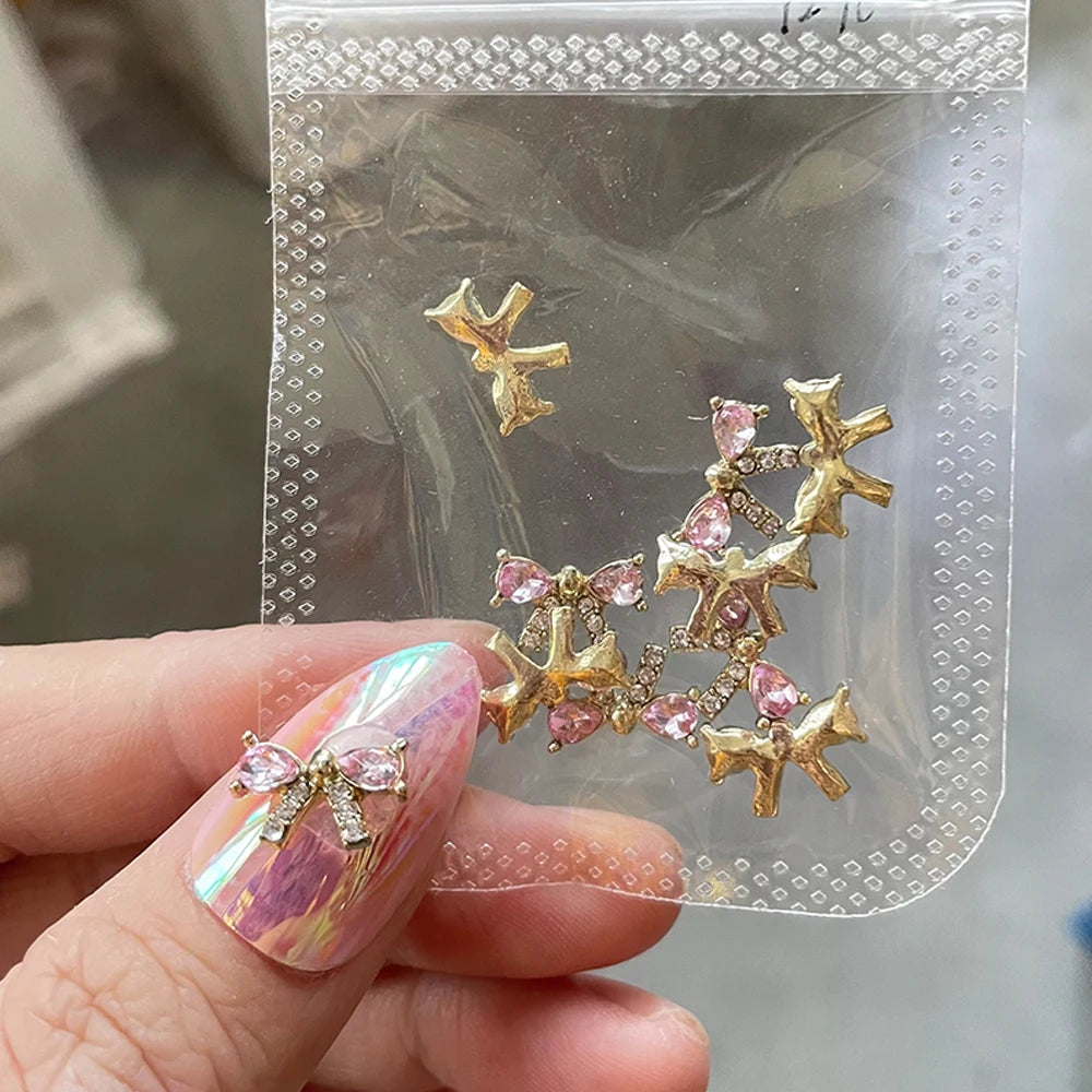 Crystal Alloy French Court Nail Charms