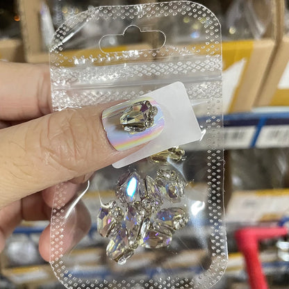 Crystal Alloy French Court Nail Charms