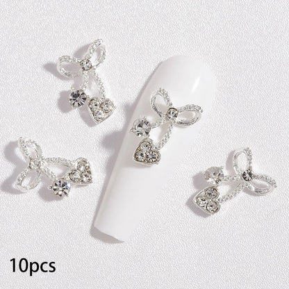 Zircon Pearl Luxury Nail Charms