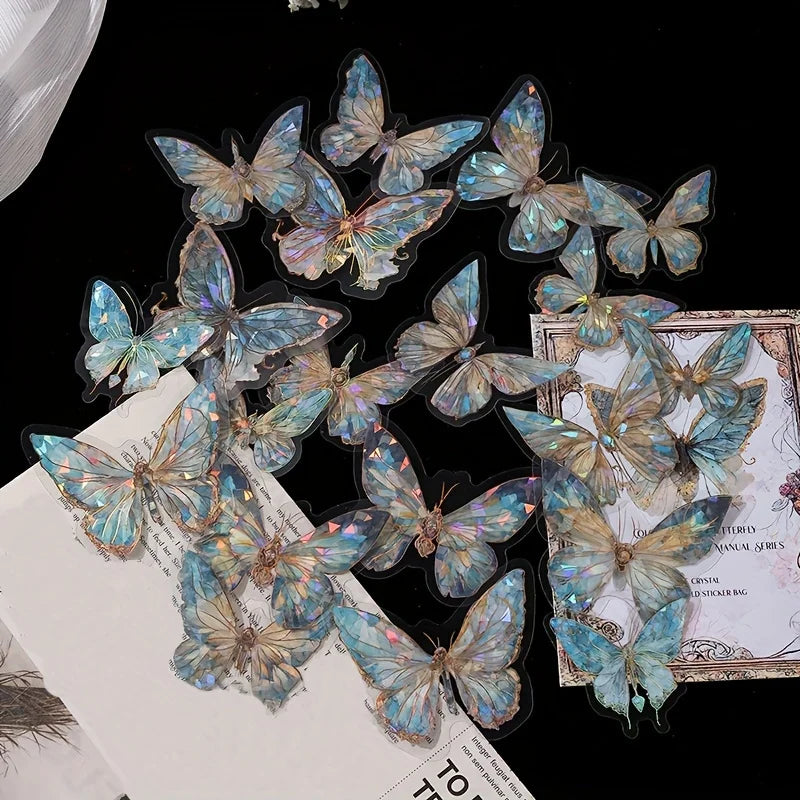 Butterfly Cut Stickers DIY Junk Journal 20pc