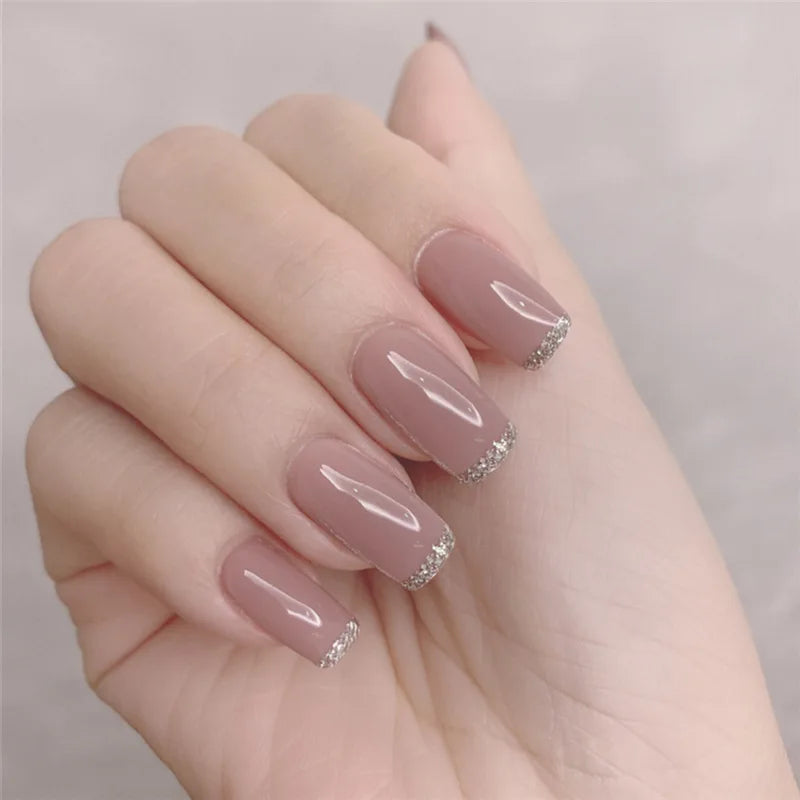 Ocean Star Moon Blue Press-On Nails