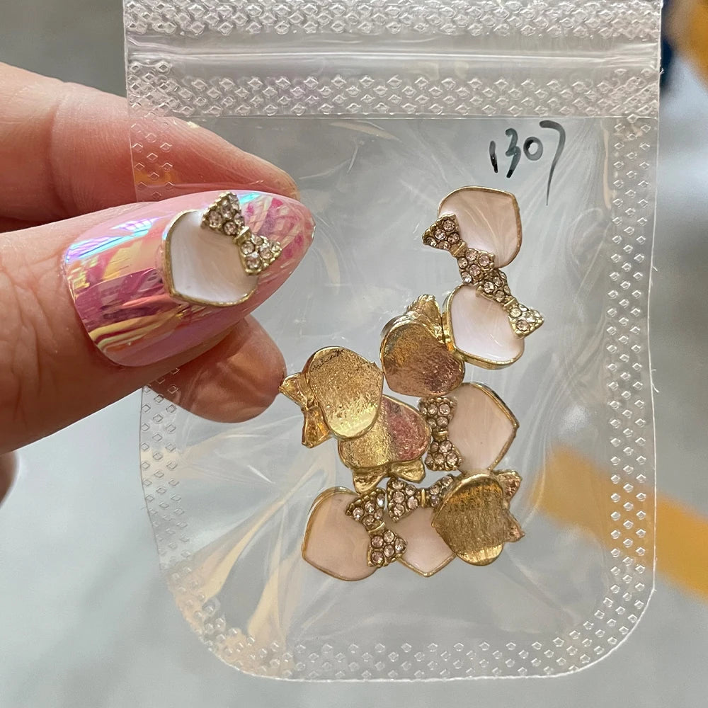 Crystal Alloy French Court Nail Charms