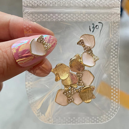 Crystal Alloy French Court Nail Charms