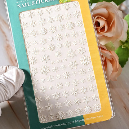 5D Sea Nail Art Stickers Embossed Self-Adhesive Ocean Beach Style Nail Slider Kawaii Starfish/Shell/Coral Reef Decor Nail Decals