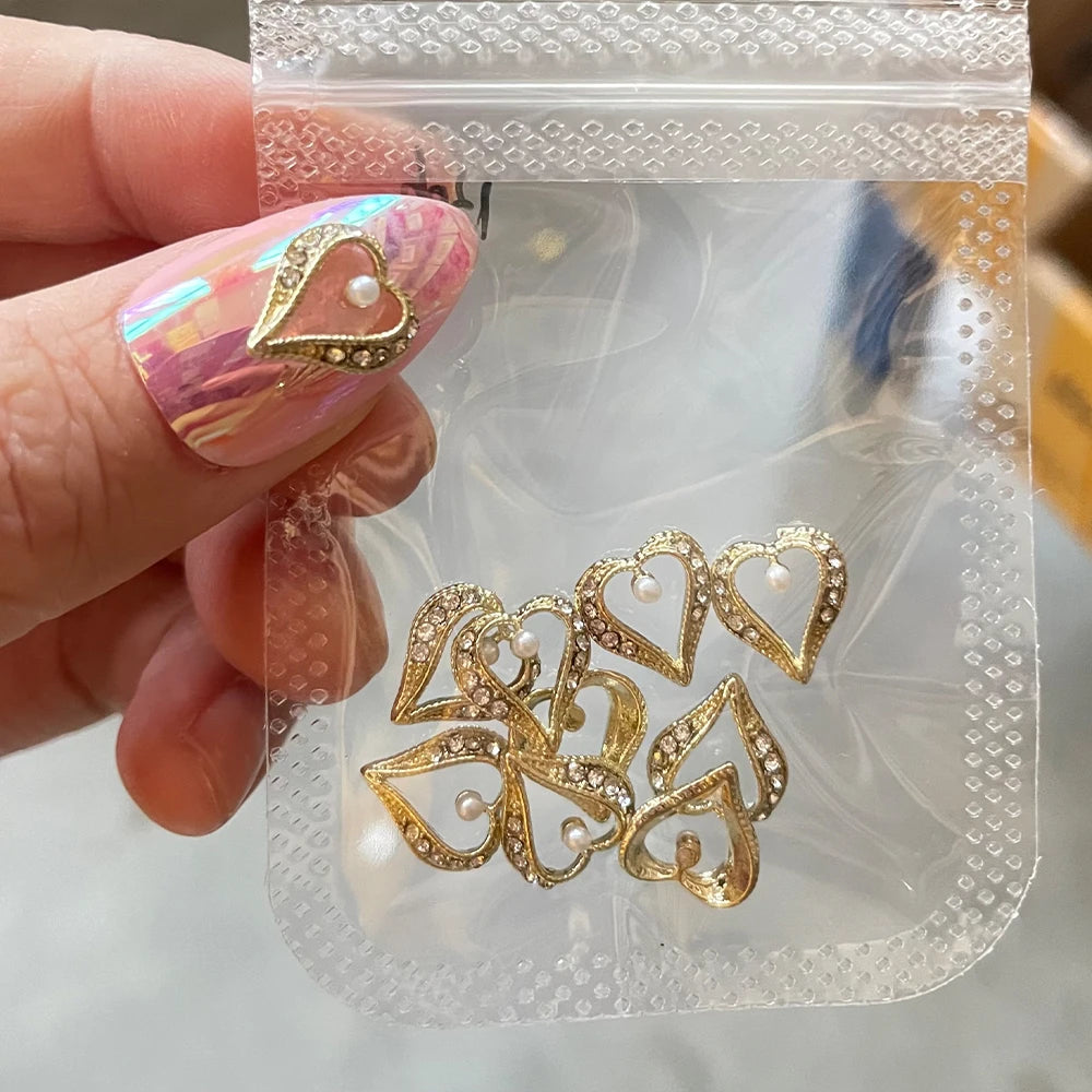 Crystal Alloy French Court Nail Charms