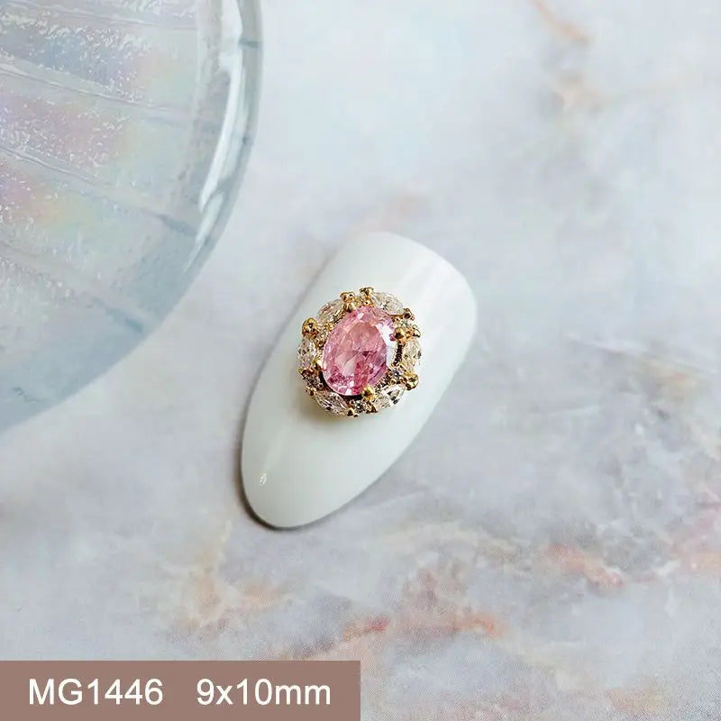 Summer Fruit Zircon Nail Charms 10pc