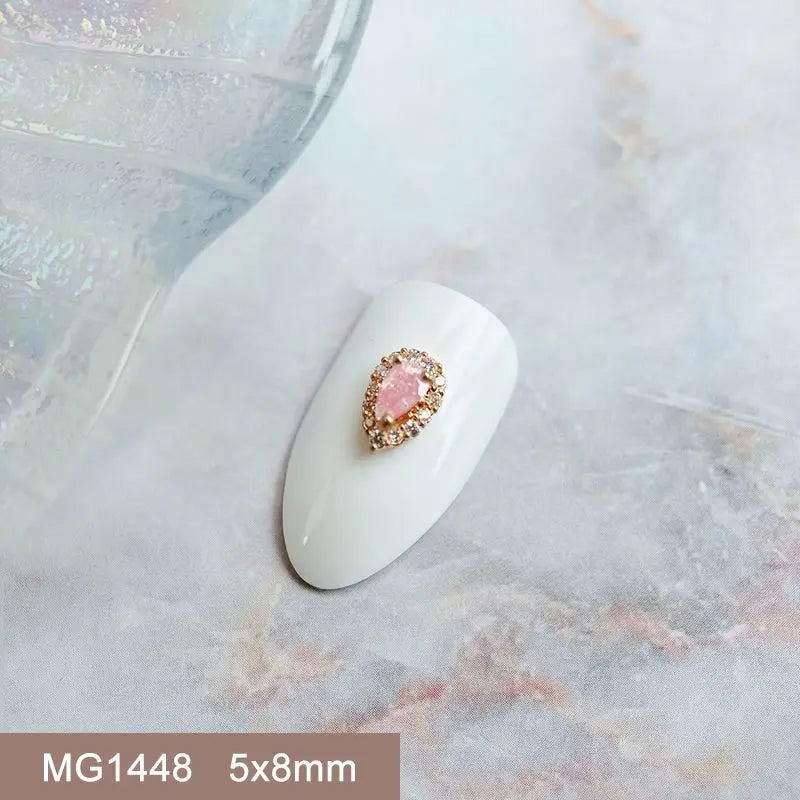 Summer Fruit Zircon Nail Charms 10pc
